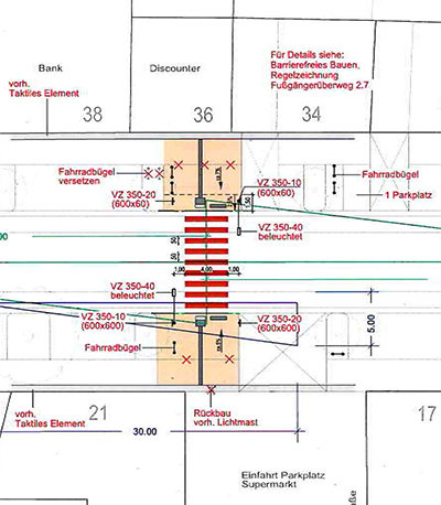 Stadt Aachen - Querung Lütticher Straße